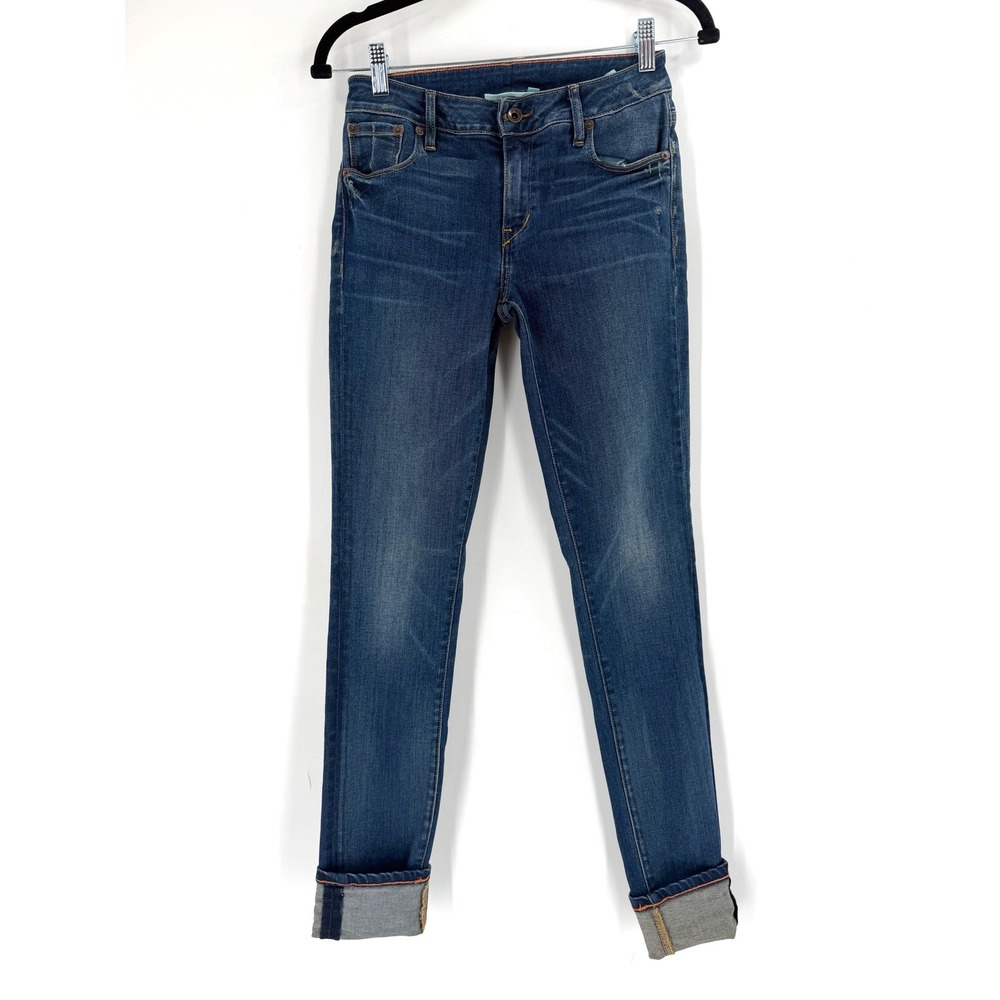 Raleigh Denim Surrey Straight Jeans Womens Size 26 Blue Handcrafted Nancy Alonzo